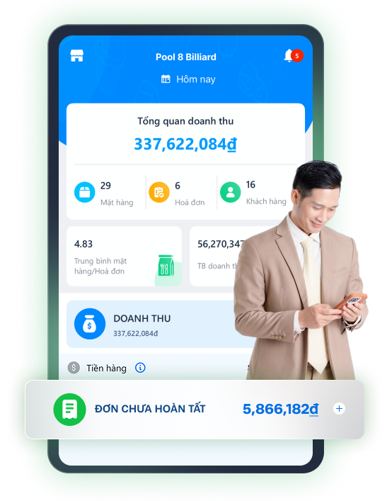 quản lý quán bida từ xa