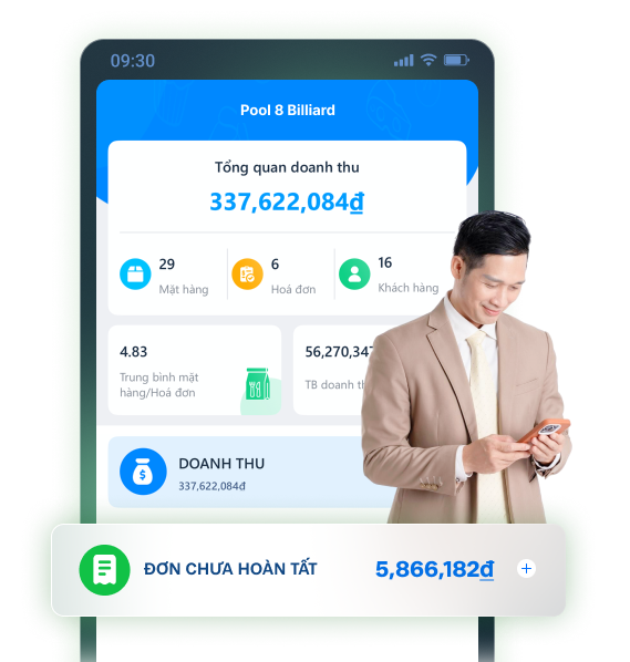 quản lý quán bida từ xa