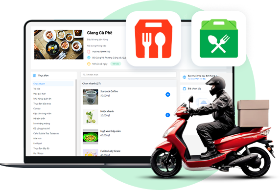kết nối grabfood nhanh chóng