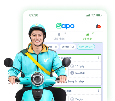 bán hàng trên xanh sm ngon