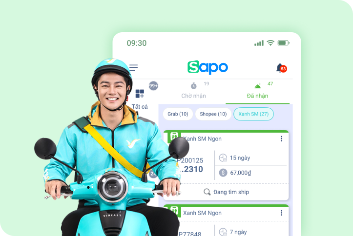 bán hàng trên xanh sm ngon