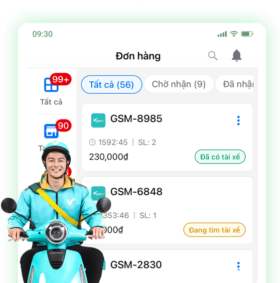 bán hàng trên GreenFood