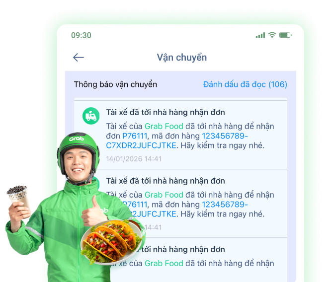 bán hàng trên GraFood