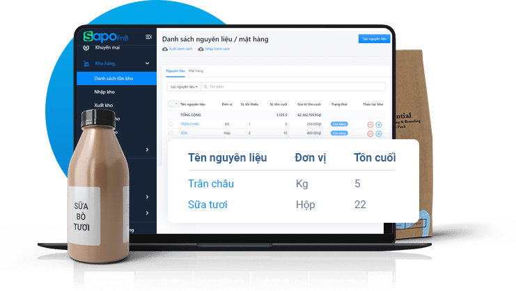 Quản lý nguyên vật liệu
