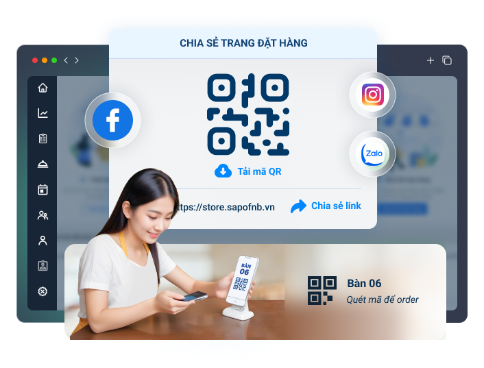 bán hàng đa kênh với web order