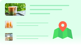 thiết lập menu trên web order