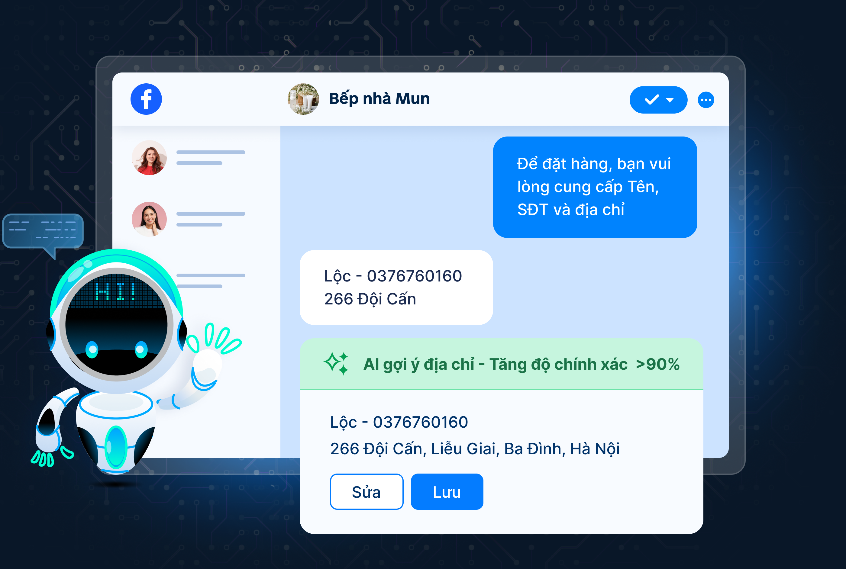 chốt đơn tự động