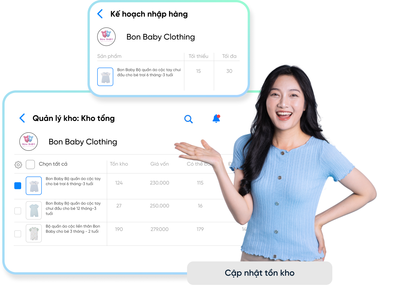 Quản lý tồn kho trên Sapo