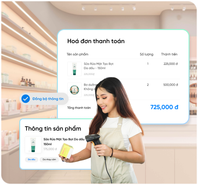 Check thông tin sản phẩm nhanh chóng với máy quét mã vạch
