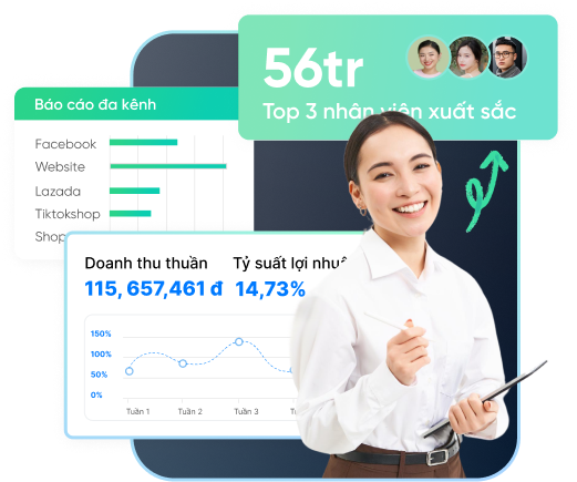 phần mềm Sapo tổng hợp báo cáo chi tiết và trực quan