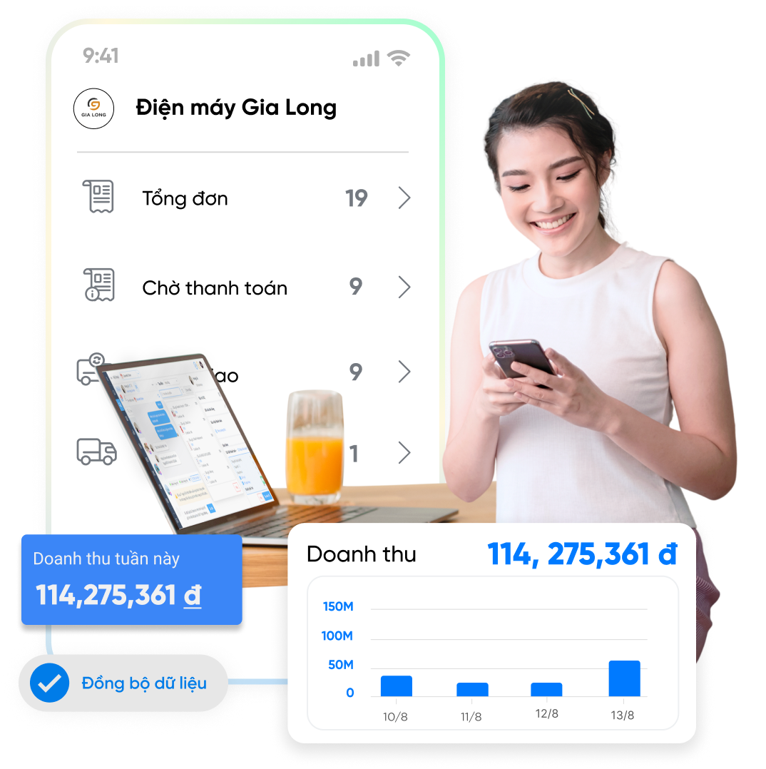 quản lý linh hoạt trên mọi thiết bị di động