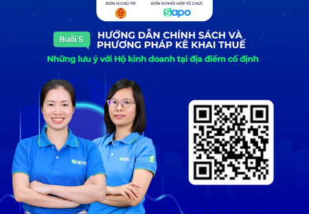 Livestream 'Những lưu ý với hộ kinh doanh tại địa điểm cố định'