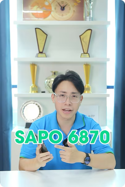 Sapo 6870 giúp HKD kê khai nhanh chóng, dễ dàng ngay trên điện thoại!