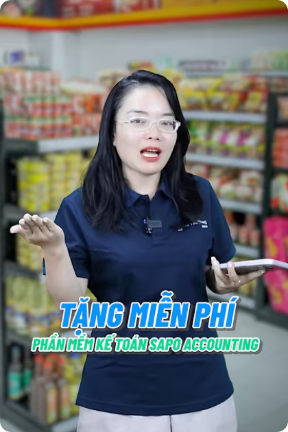 Tặng MIỄN PHÍ phần mềm kế toán khi mua phần mềm quản lý bán hàng Sapo