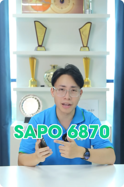Sapo 6870 giúp HKD kê khai nhanh chóng, dễ dàng ngay trên điện thoại!
