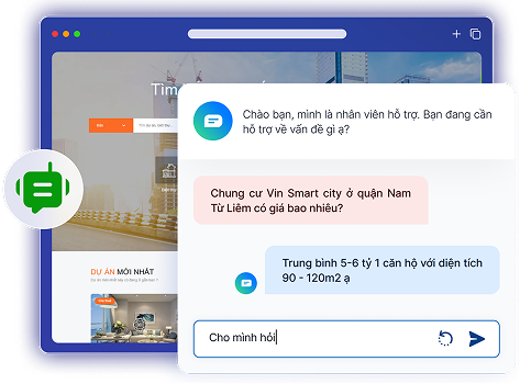 Tích hợp chatbot tư vấn tự động