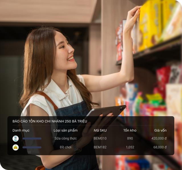 Phần mềm bán hàng Sapo thiết kế chuyên biệt cho ngành hàng  mẹ và bé