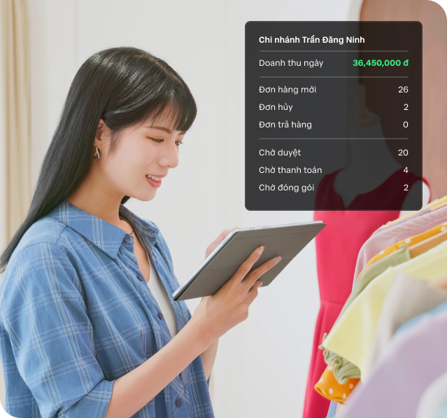 Phần mềm bán hàng Sapo thiết kế chuyên biệt cho ngành hàng thời trang