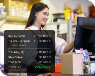 Phần mềm bán hàng Sapo thiết kế chuyên biệt cho ngành hàng  cà phê