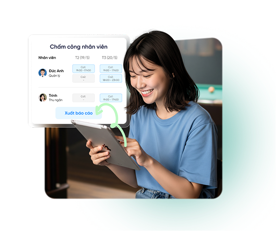 quản lý nhân viên chặt chẽ