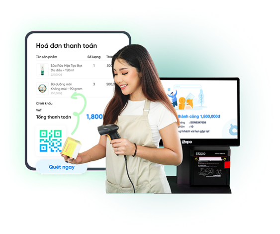 tính tiền và in hóa đơn nhanh chóng