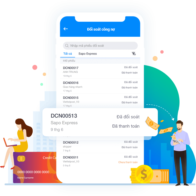 Ứng dụng ship hàng Sapo đối soát COD minh bạch rõ ràng