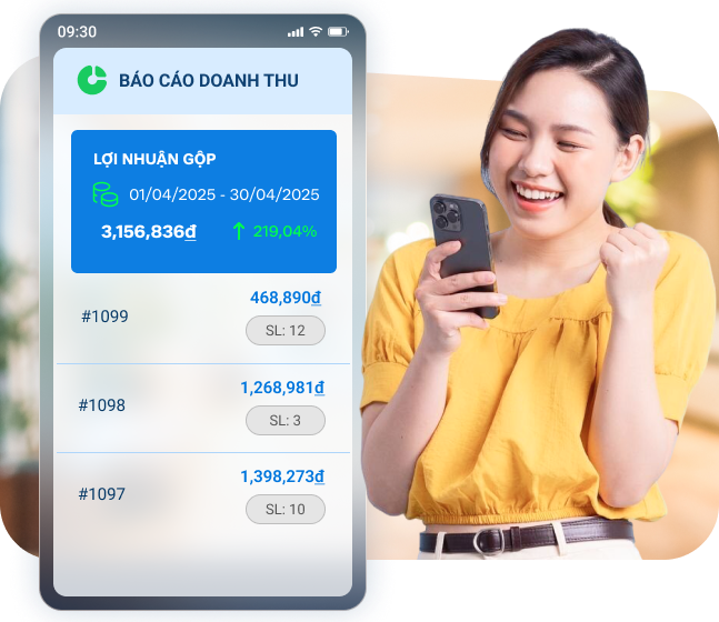 quản lý doanh thu lãi lỗ