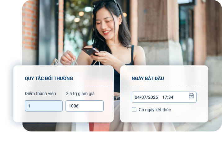 đổi điểm cho khách hàng