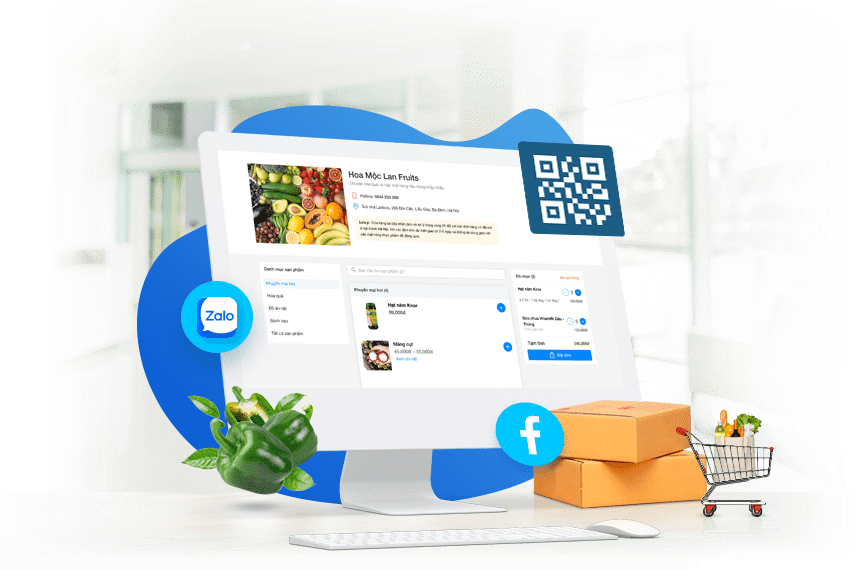 Tính năng đặt hàng online trên Sapo POS