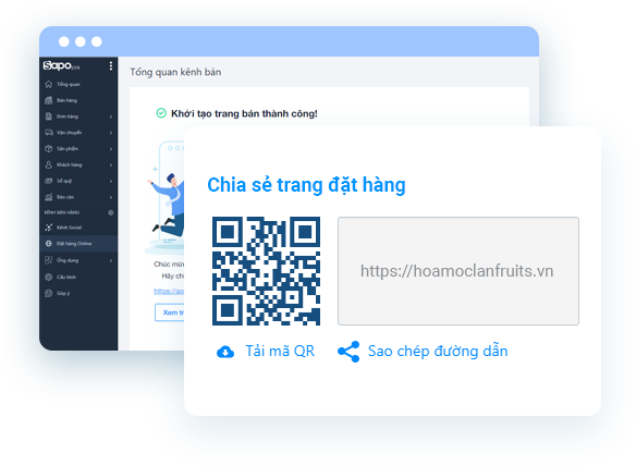 Chia sẻ kênh bán hàng online