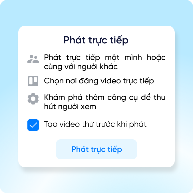 Phát livestream