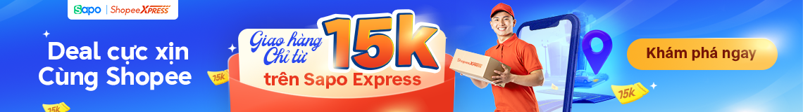 Shopee chính thức có mặt trên Sapo Express đồng giá 13k đơn hàng 0 - 1kg