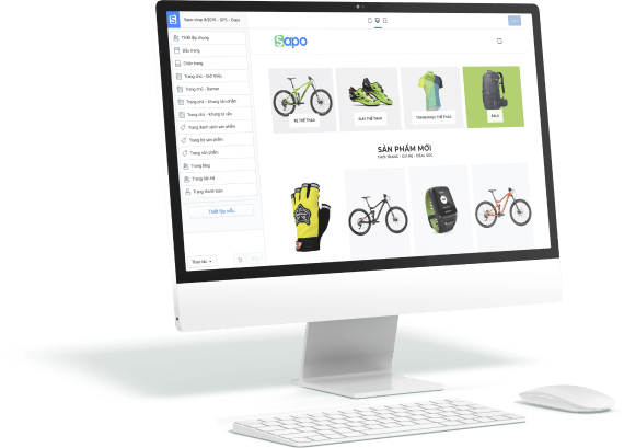 Thiết kế website Sapo Web dễ dàng