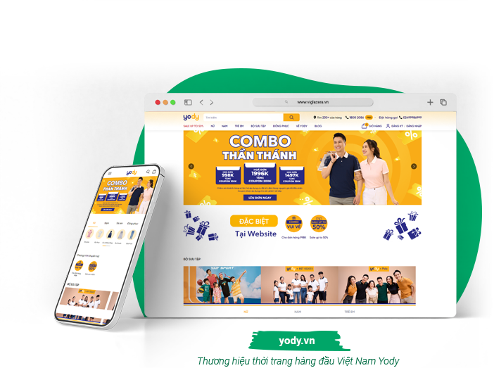 website khách hàng tiêu biểu của Sapo Web