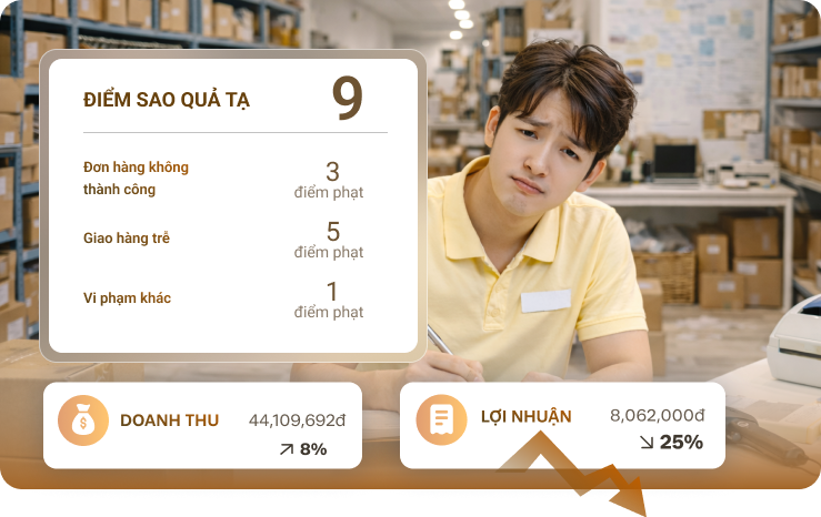 Thách thức xử lý đơn hàng số lượng lớn trên sàn TMĐT