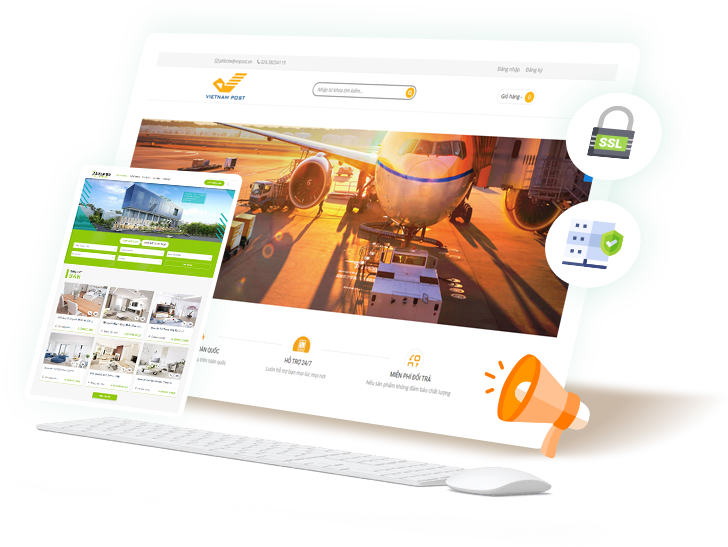 dịch vụ xây dựng website cao cấp Sapo Enterprise