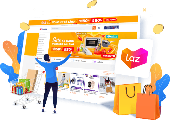 phần mềm bán hàng lazada