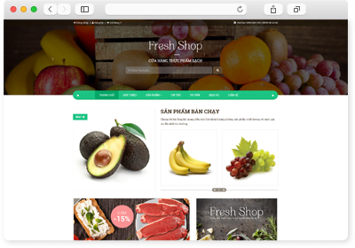 tạo website bán rau củ online hiệu quả