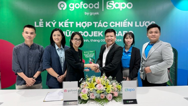 Sapo và Gojek hợp tác cung cấp giải pháp đặt đồ ăn trực tuyến đa kênh