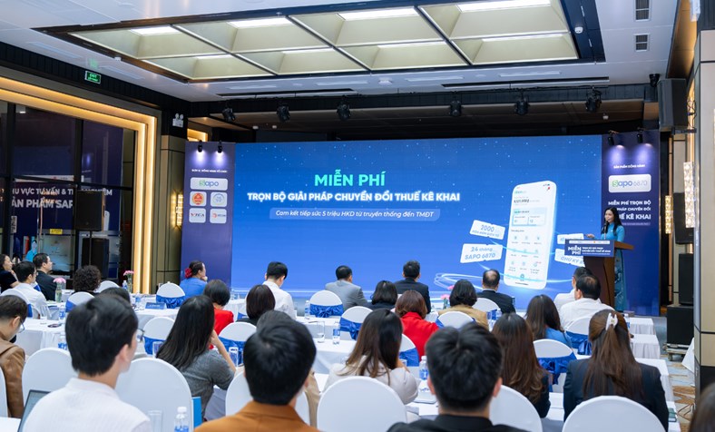 Sapo miễn phí trọn bộ giải pháp chuyển đổi thuế kê khai cho 5 triệu hộ kinh doanh