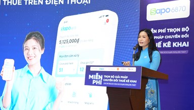 Sapo cung cấp miễn phí bộ giải pháp chuyển đổi thuế kê khai, cam kết tiếp sức 5 triệu hộ kinh doanh