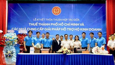 Thuế TP.HCM tiếp tục ký kết hợp tác với 7 nhà cung cấp giải pháp hỗ trợ hộ kinh doanh