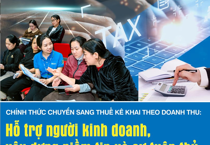 Chính thức chuyển sang thuế kê khai theo doanh thu - Sapo hỗ trợ người kinh doanh xây dựng niềm tin và sự tuân thủ