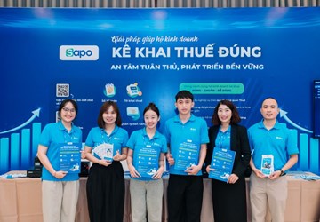 Sapo hỗ trợ hộ kinh doanh kê khai thuế đúng, tạo nền tảng phát triển bền vững