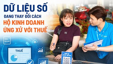 Dữ liệu số đang thay đổi cách hộ kinh doanh ứng xử với thuế