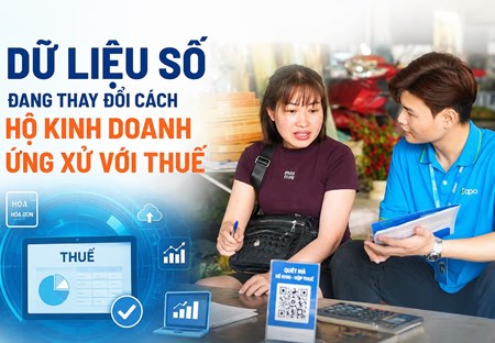 Dữ liệu số đang thay đổi cách hộ kinh doanh ứng xử với thuế