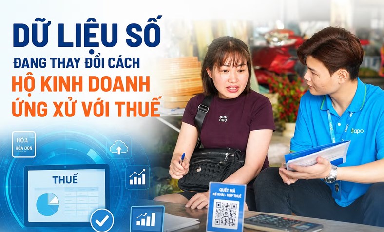 Dữ liệu số đang thay đổi cách hộ kinh doanh ứng xử với thuế