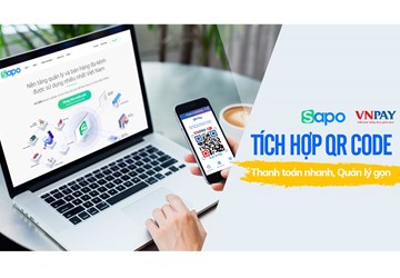 Tích hợp QR Code, Sapo rút ngắn thời gian thanh toán còn 3 giây