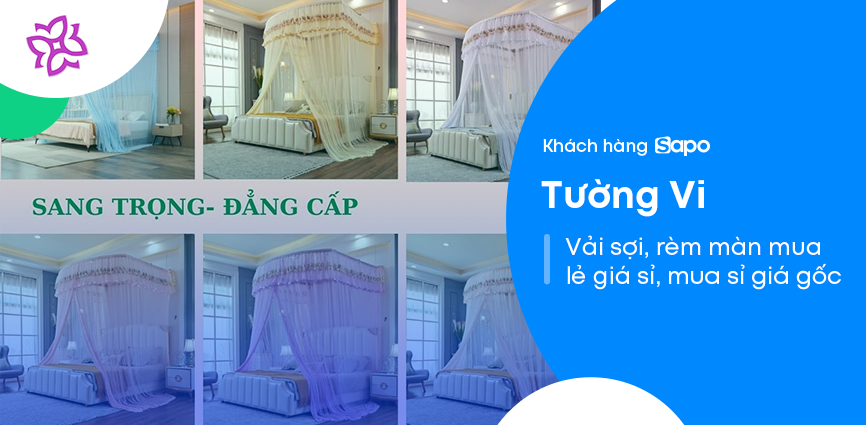 Vải sợi, rèm màn Tường Vi - chuyên các loại vải sợi, rèm mành, vải thời trang, phụ kiện rèm