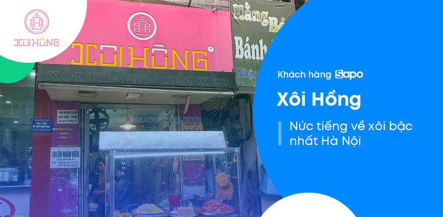 Xôi Hồng - Nức tiếng về xôi bậc nhất Hà Nội